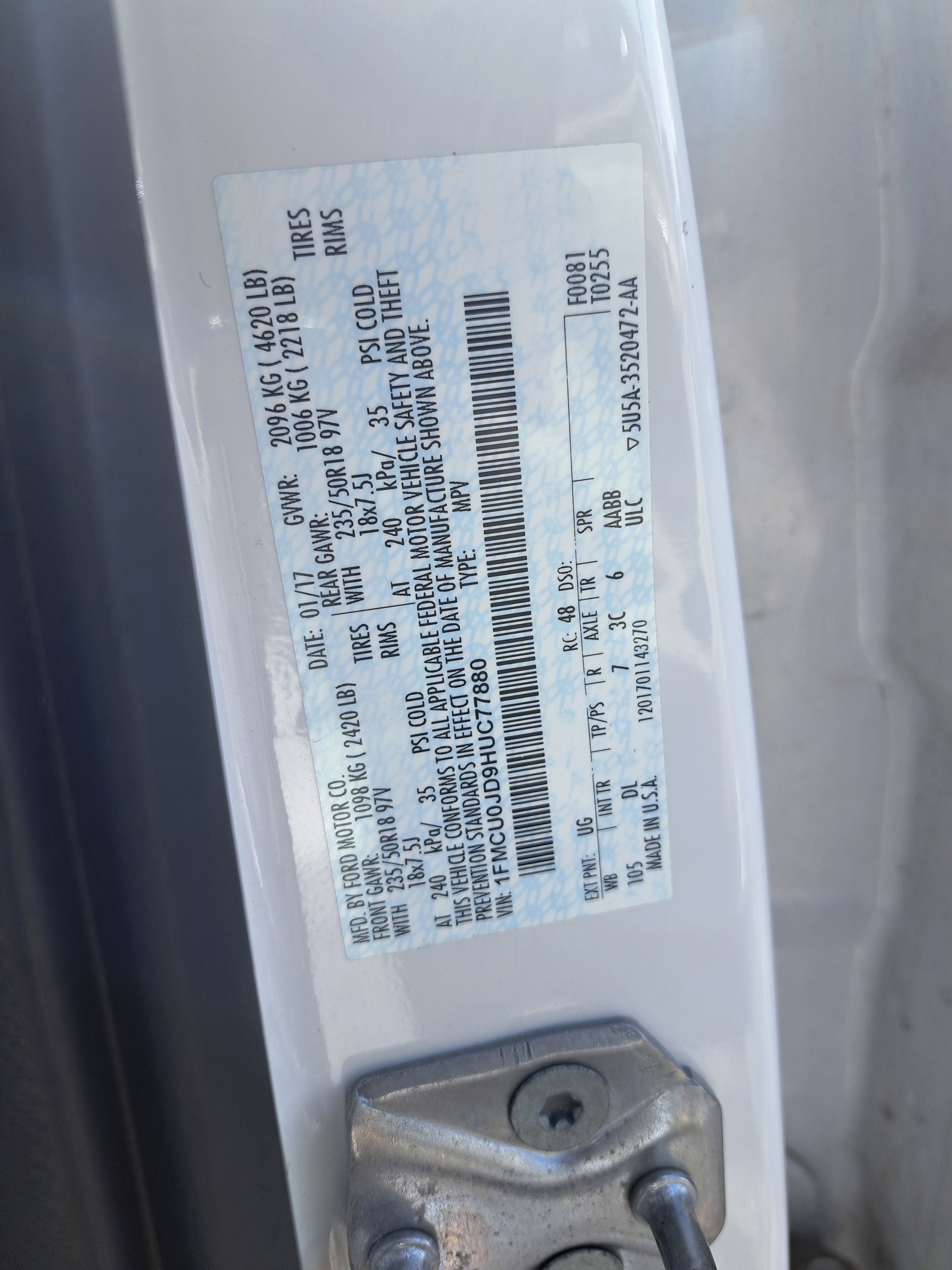 2017 Ford Escape Titanium