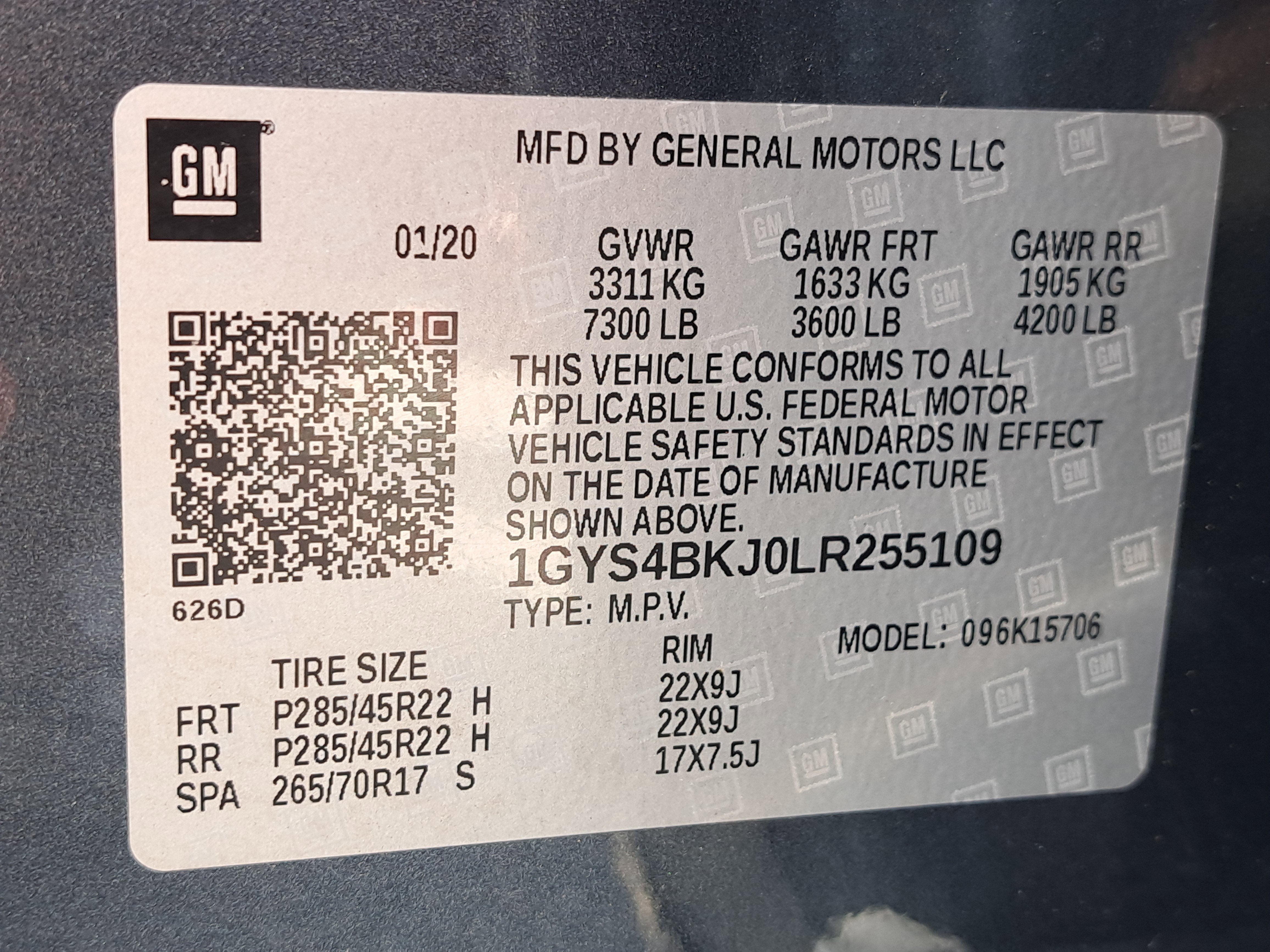 2020 Cadillac Escalade Luxury