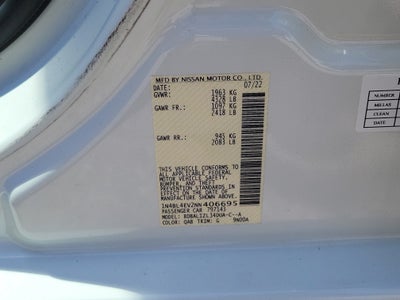 2022 Nissan Altima 2.5 SL