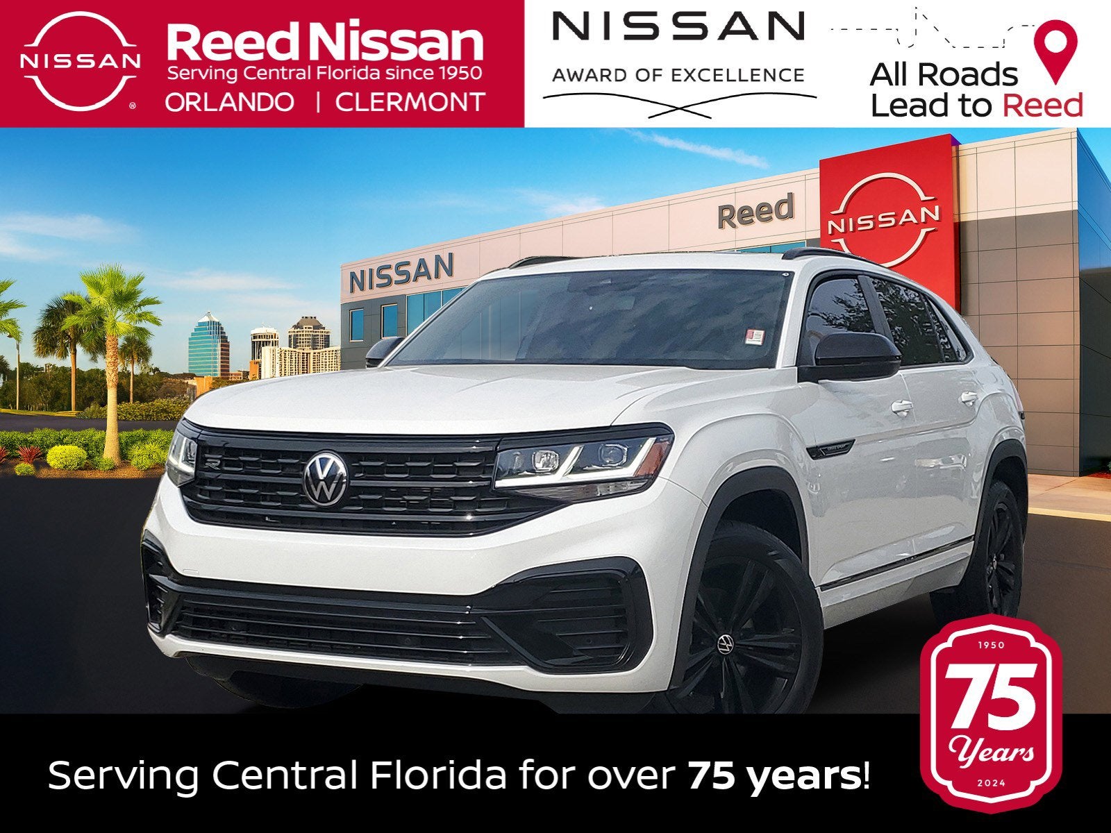 2023 Volkswagen Atlas Cross Sport SEL R-Line Black