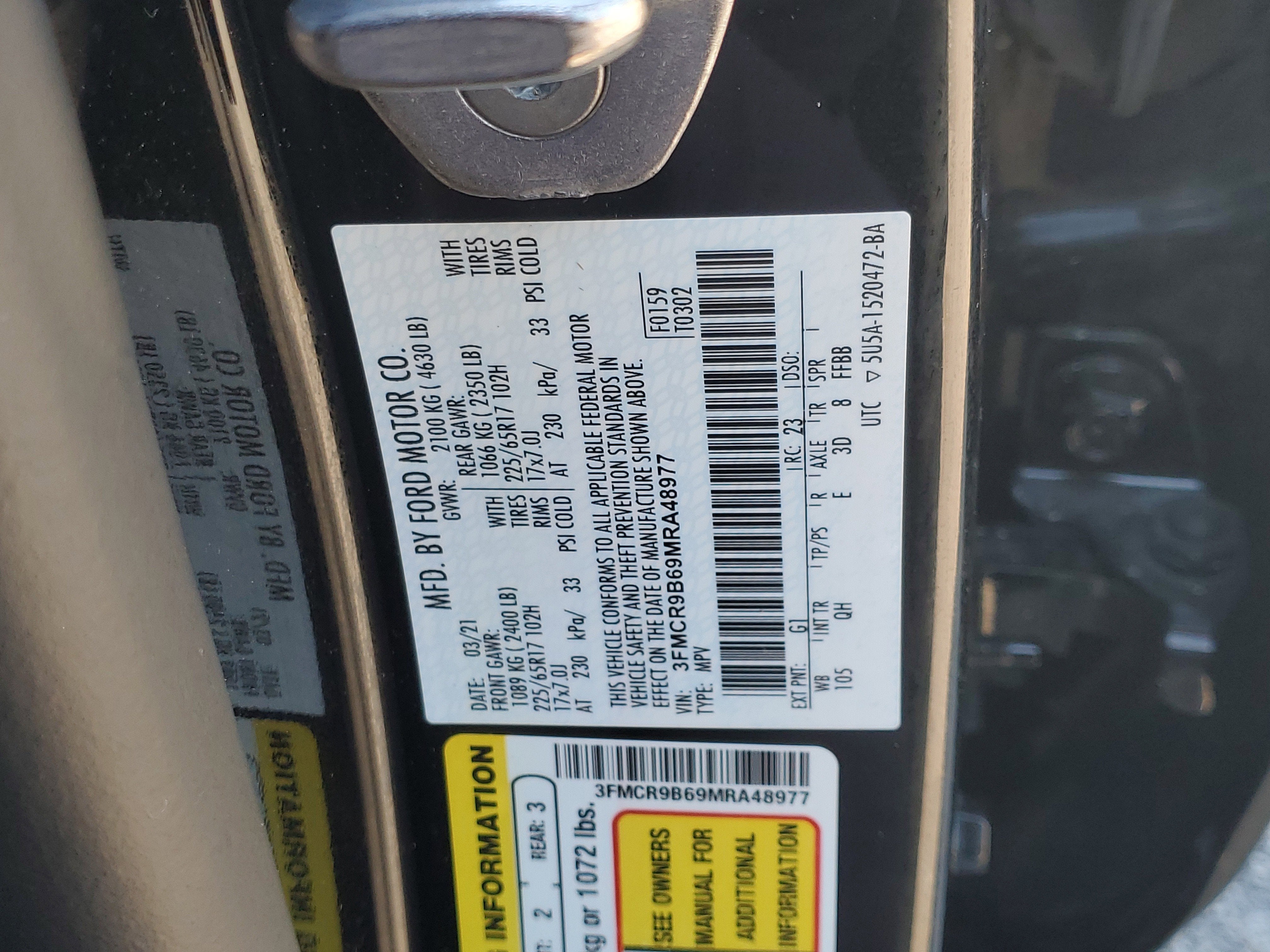 2021 Ford Bronco Sport Big Bend