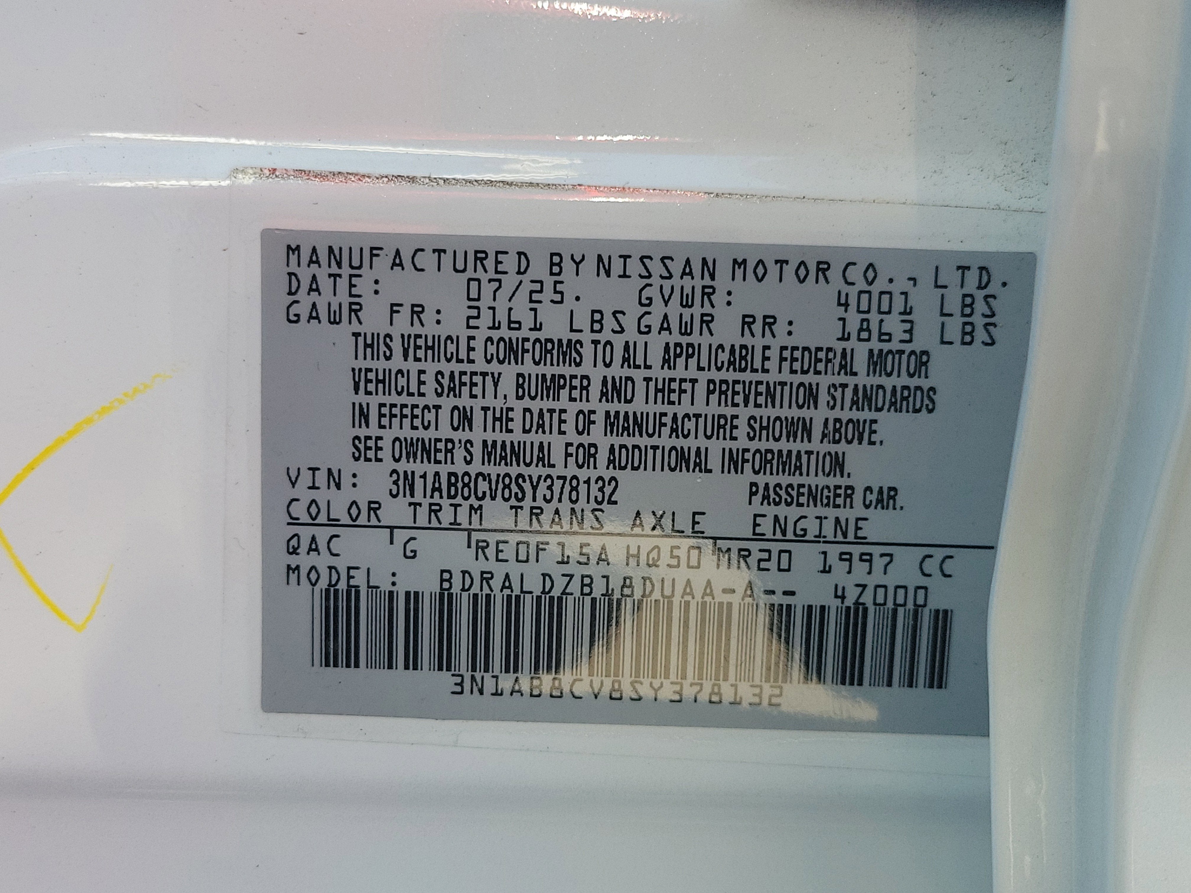 2025 Nissan Sentra SV