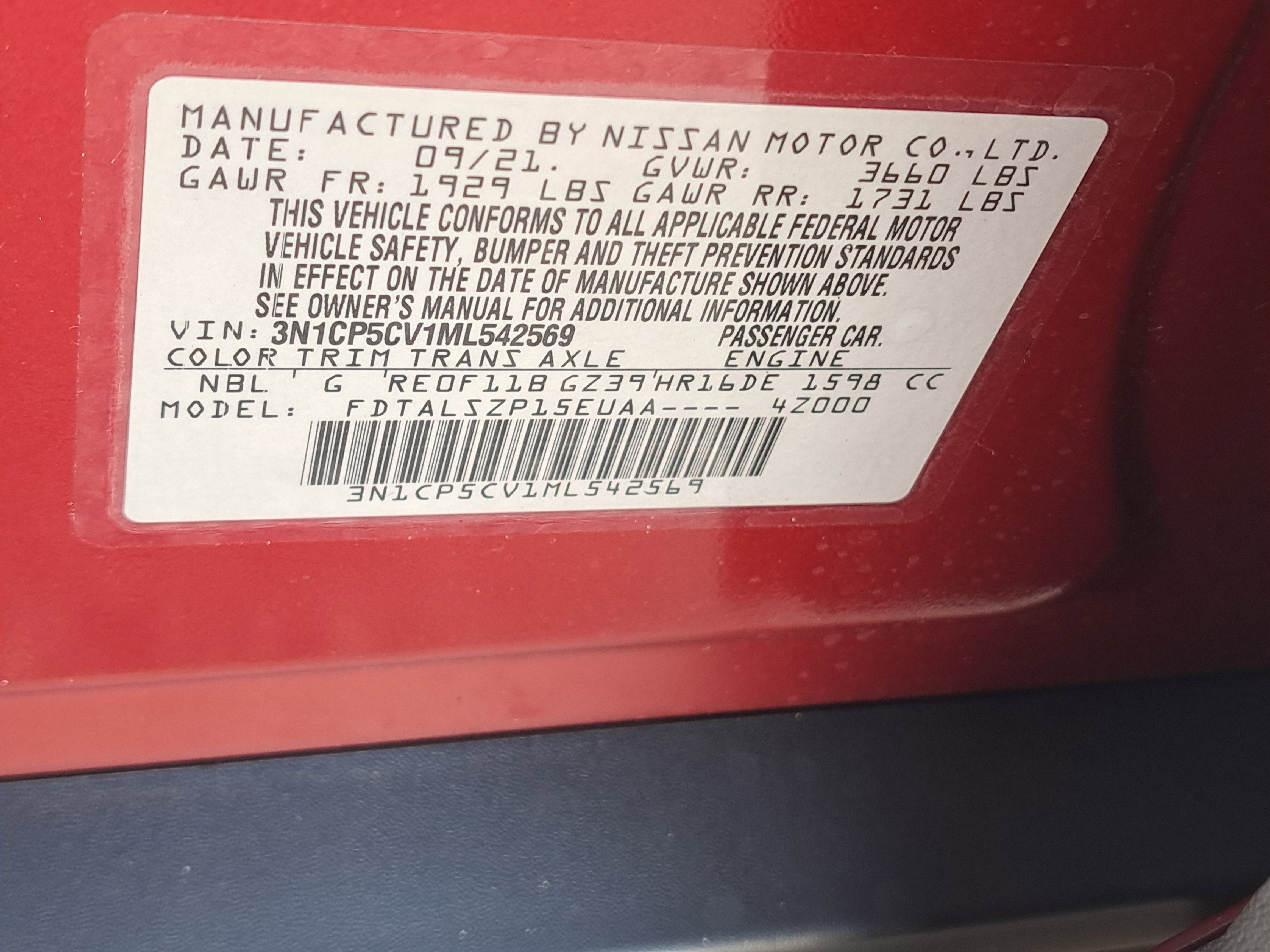 2021 Nissan Kicks SV