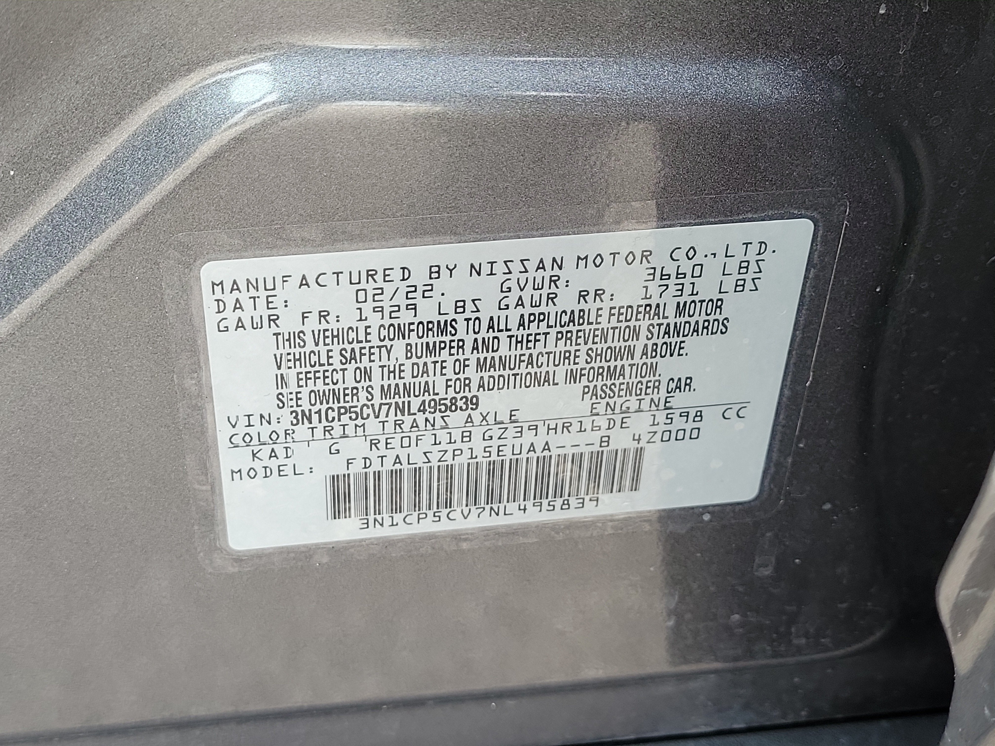 2022 Nissan Kicks SV