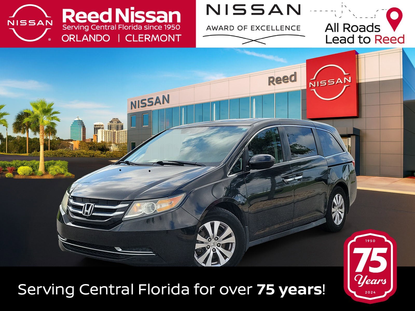 2016 Honda Odyssey EX-L with DVD Rear Entertainment System's photo