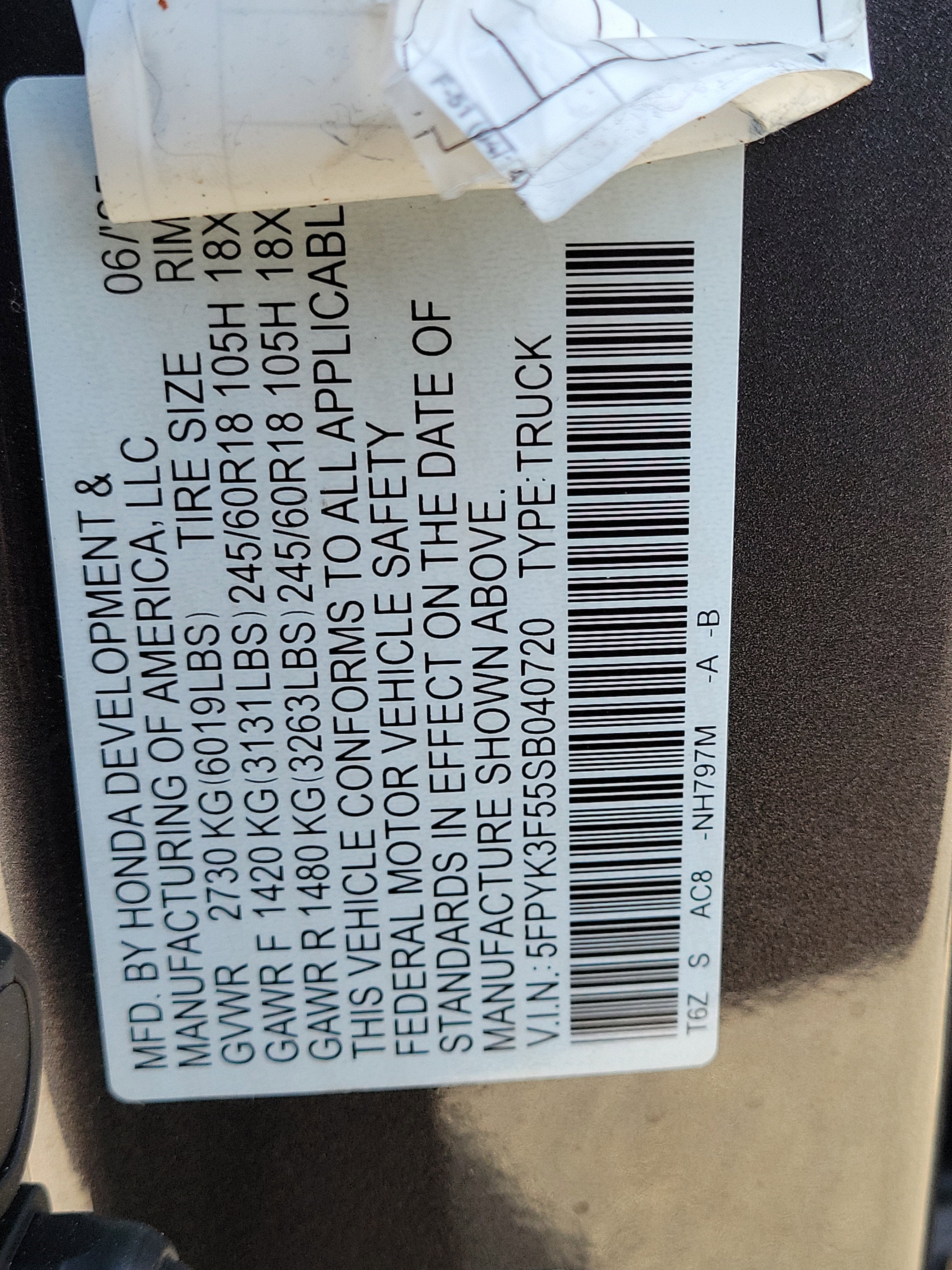 2025 Honda Ridgeline RTL