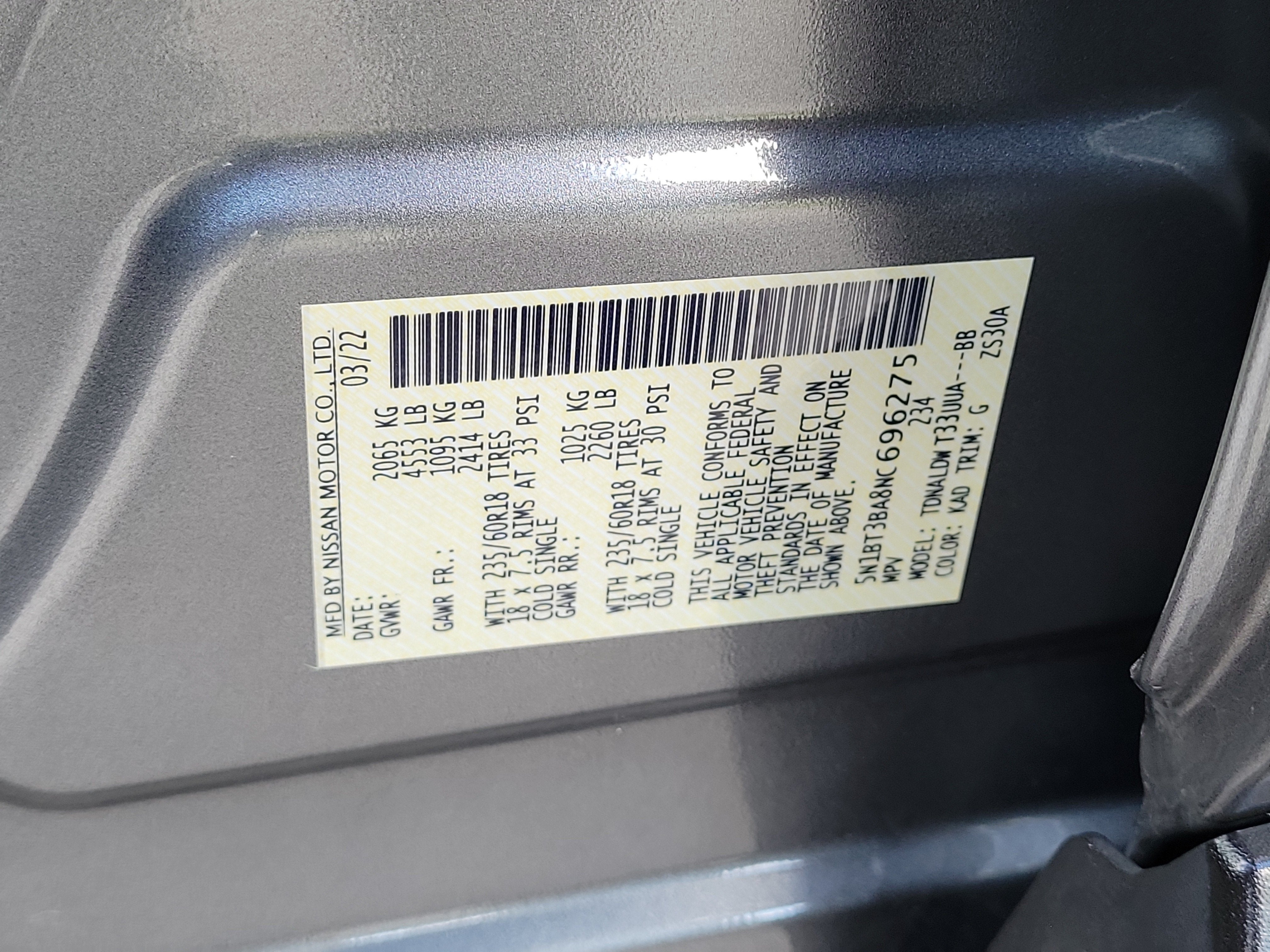 2022 Nissan Rogue SV