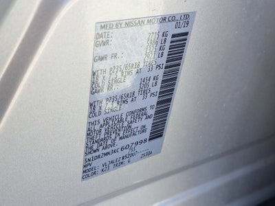 2019 Nissan Pathfinder SV