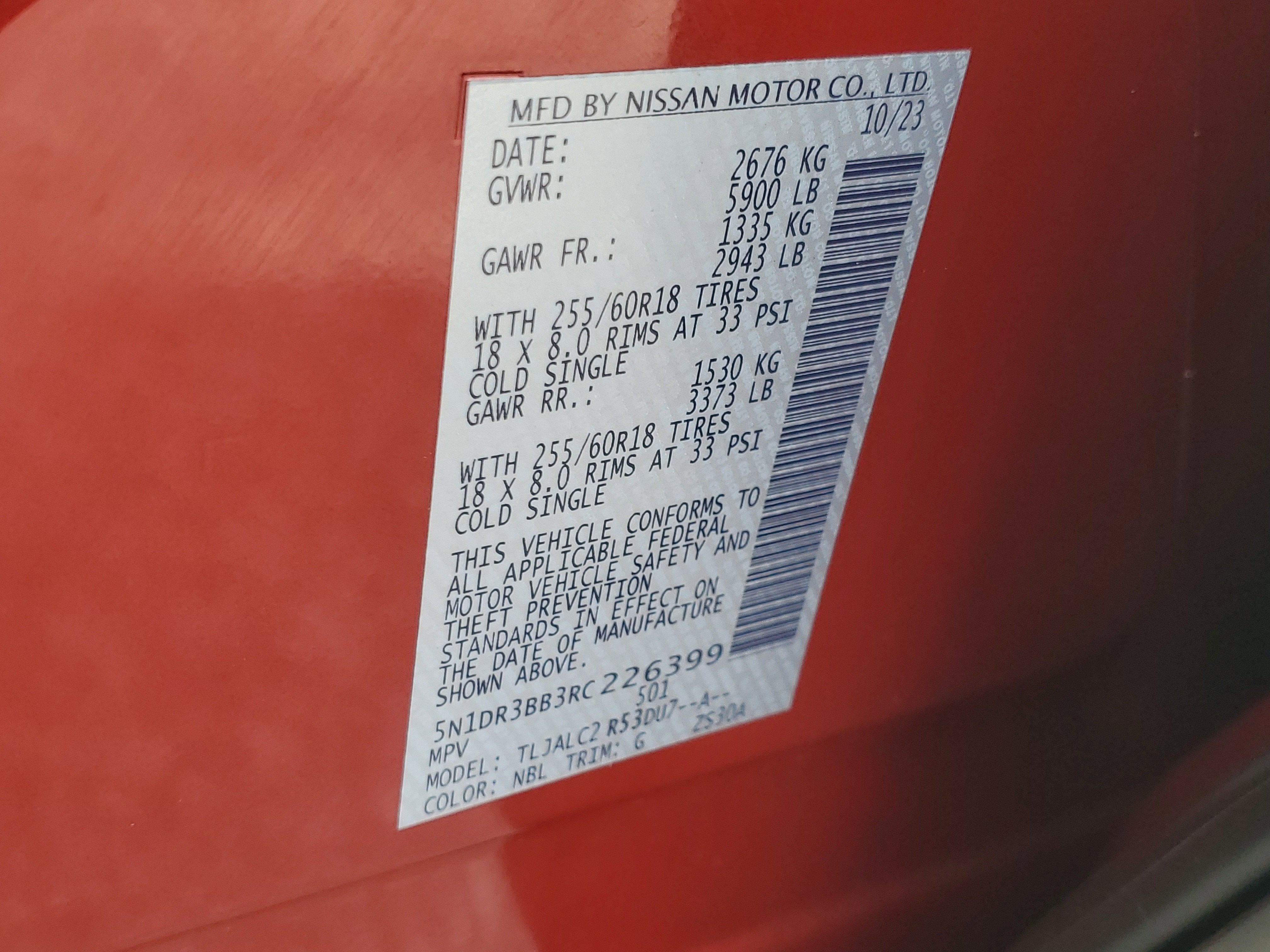 2024 Nissan Pathfinder SV