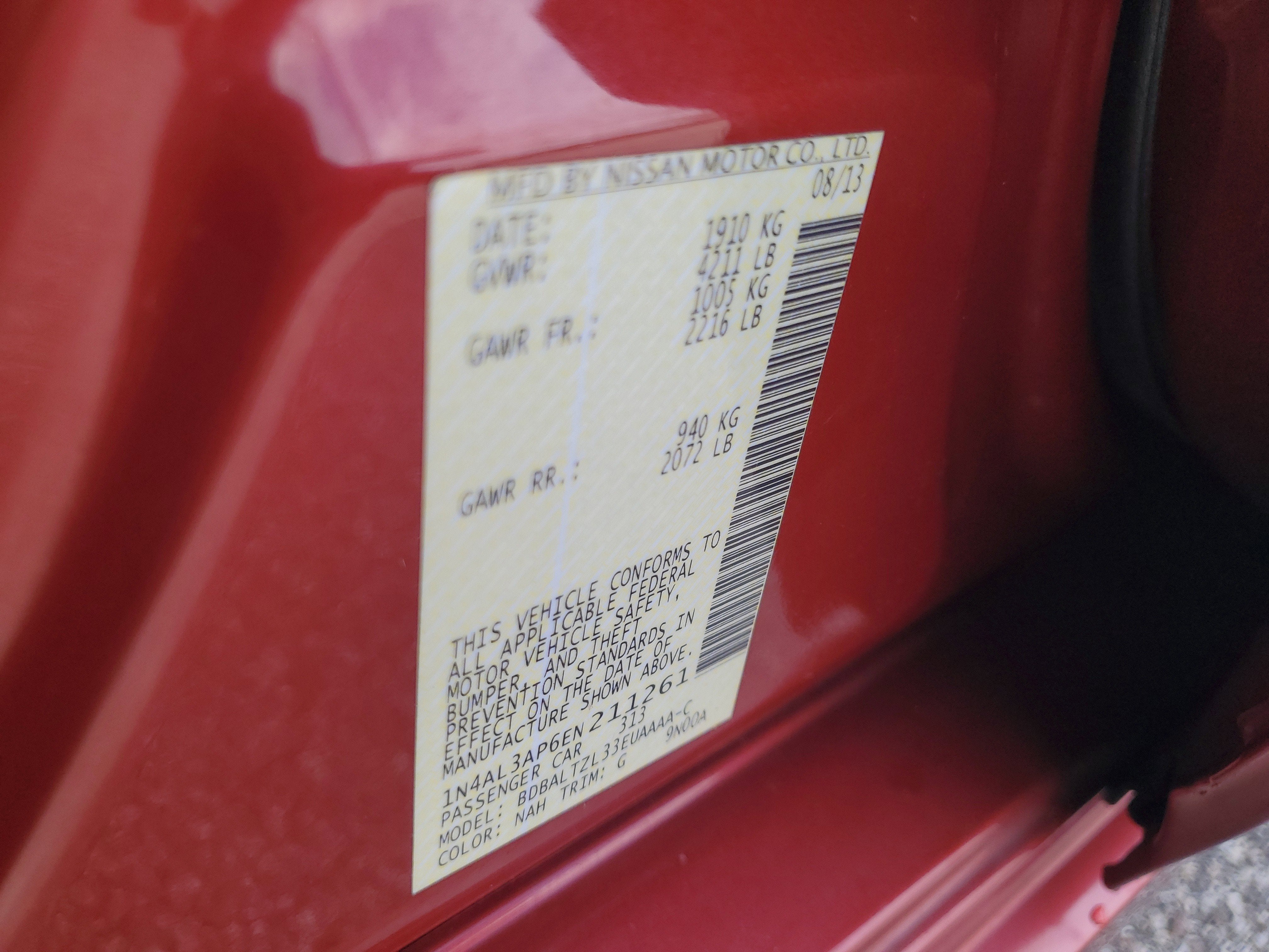 2014 Nissan Altima Base