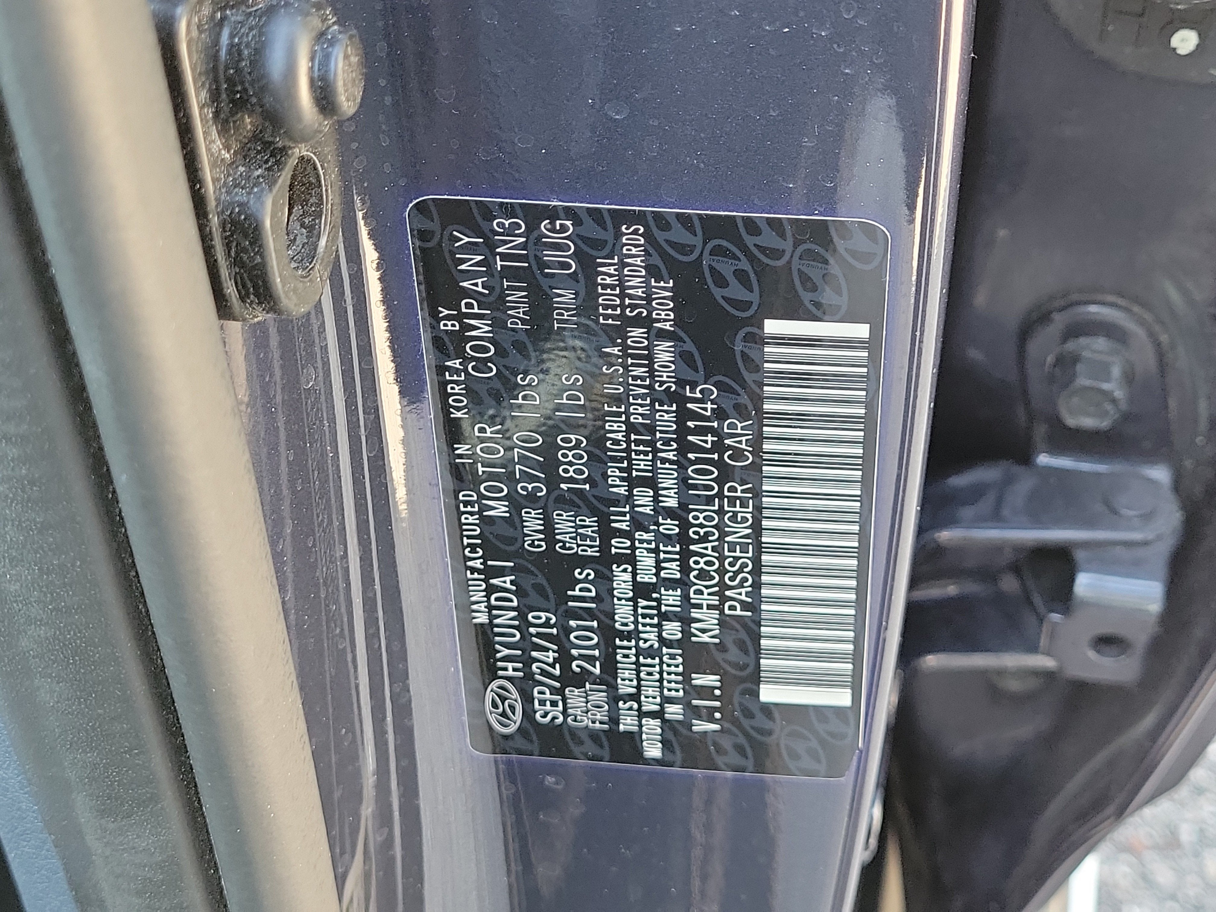2020 Hyundai Venue Denim