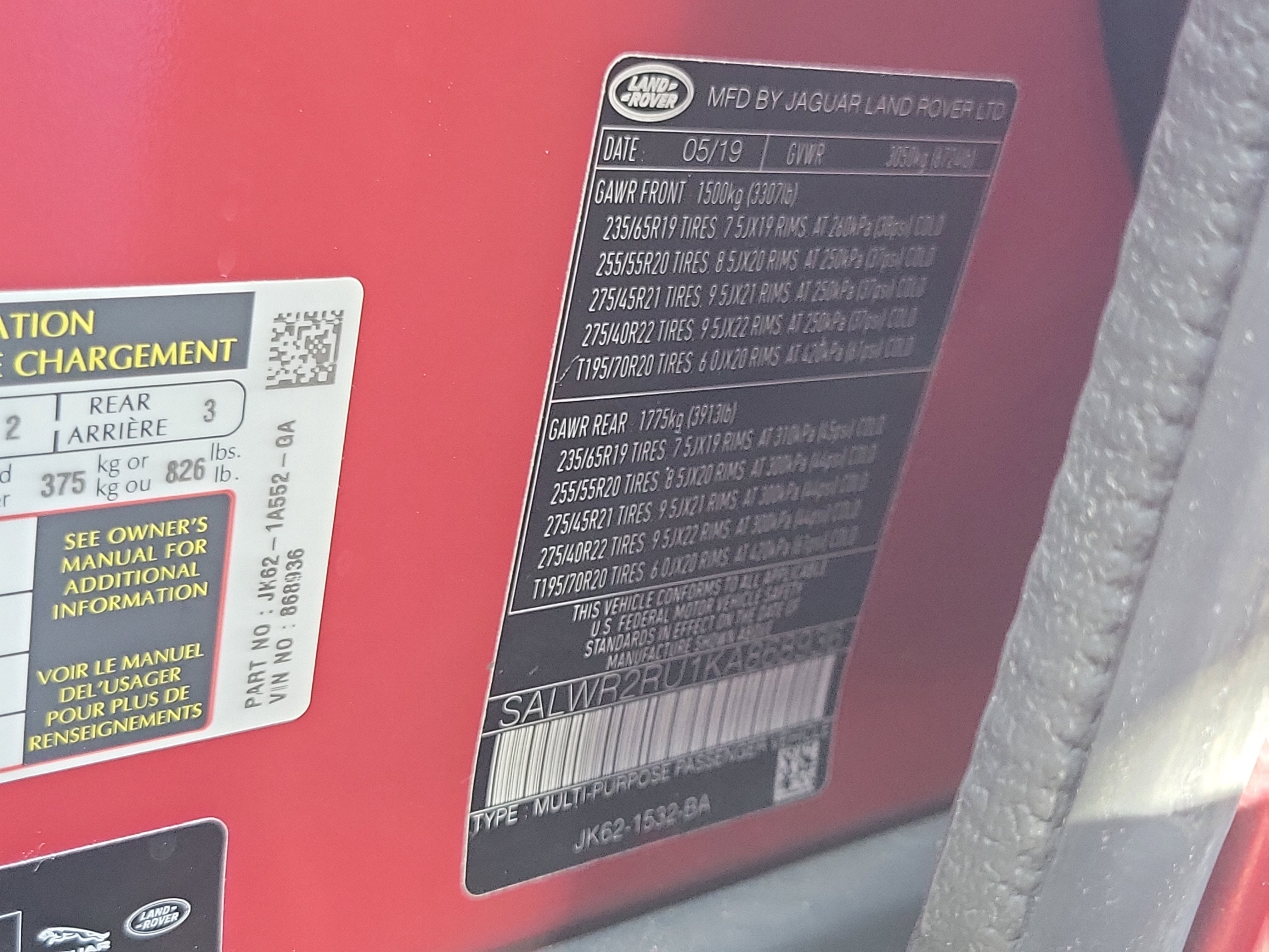 2019 Land Rover Range Rover Sport HSE