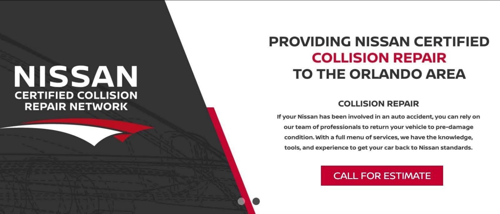 nissan certified collsion repair