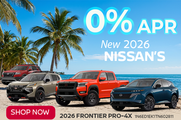 0% On New Nissans
