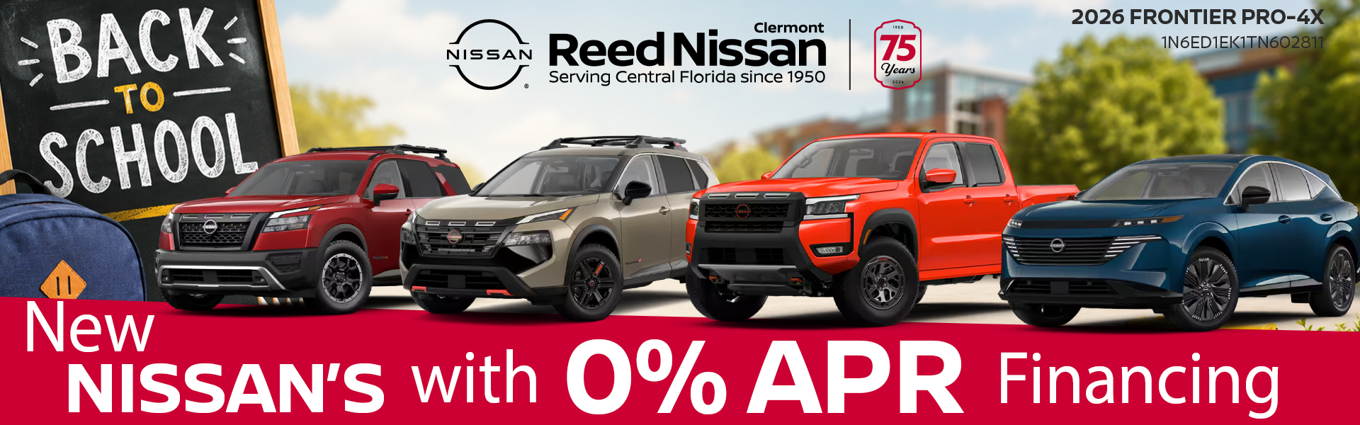 0% NEW NISSANS